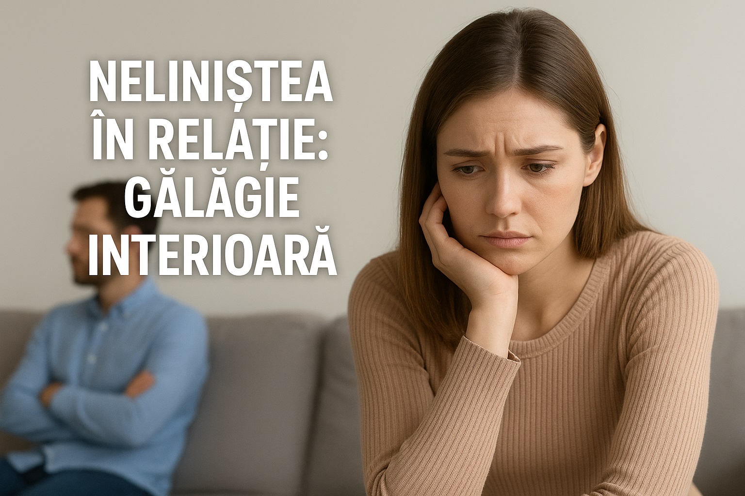 Neliniștea în relație: gălăgie interioară!