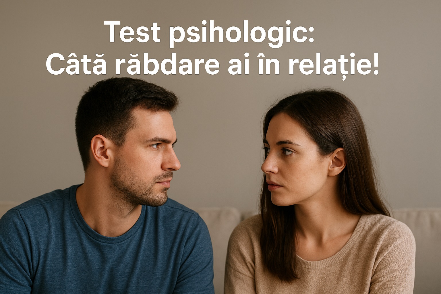 Test psihologic: câtă răbdare ai în relație!